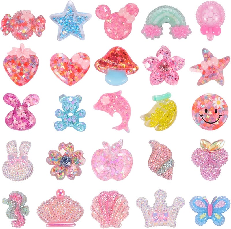 DALOO 25PCS Cute Shoes Charms for Girls & Little Kids Charms for Women Girls Birthday Gifts - Image 1